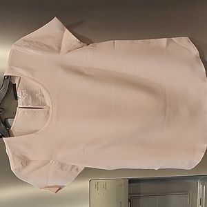 Quince Silk Tee, Light Rose As is